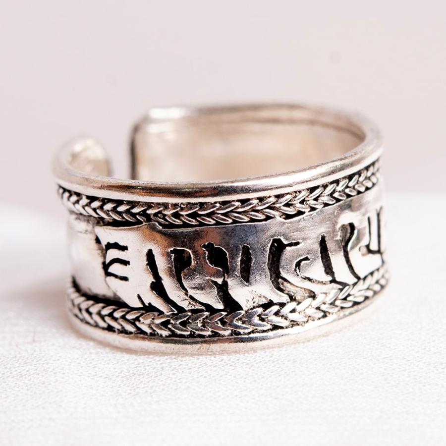 ネパール チベット仏教 シンボル 印章 木彫り アジアン雑貨 ネパール