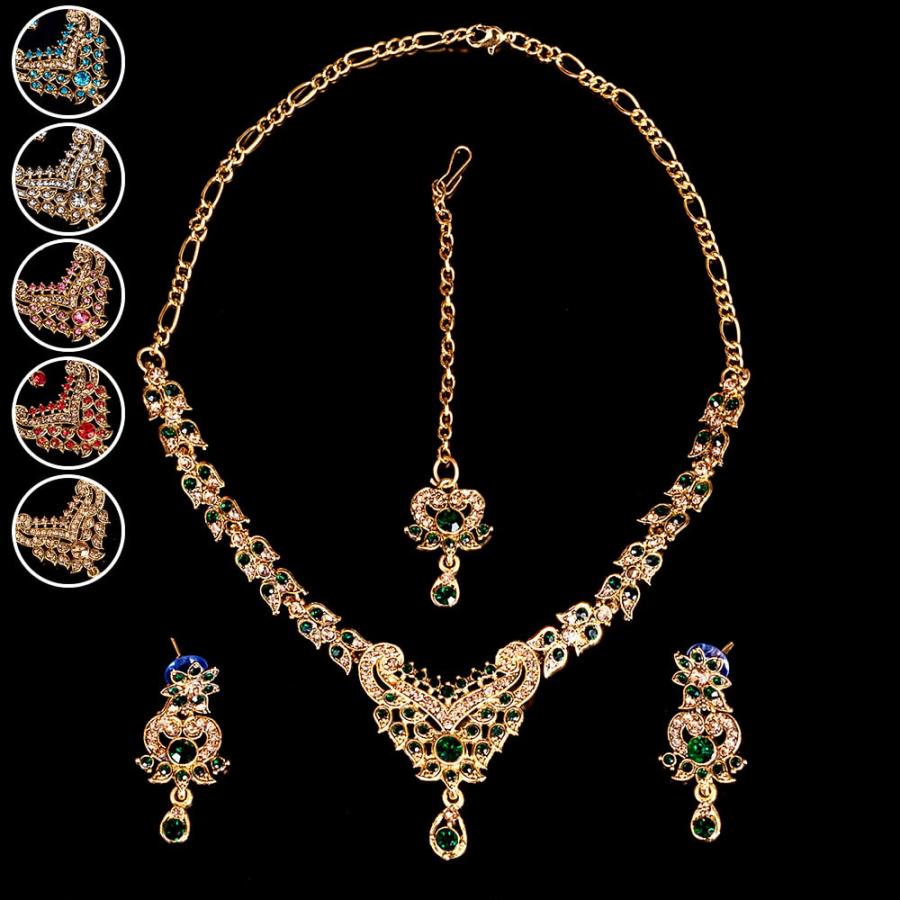 ネックレス ピアス アクセサリー アクセサリーセット 〔各色あり