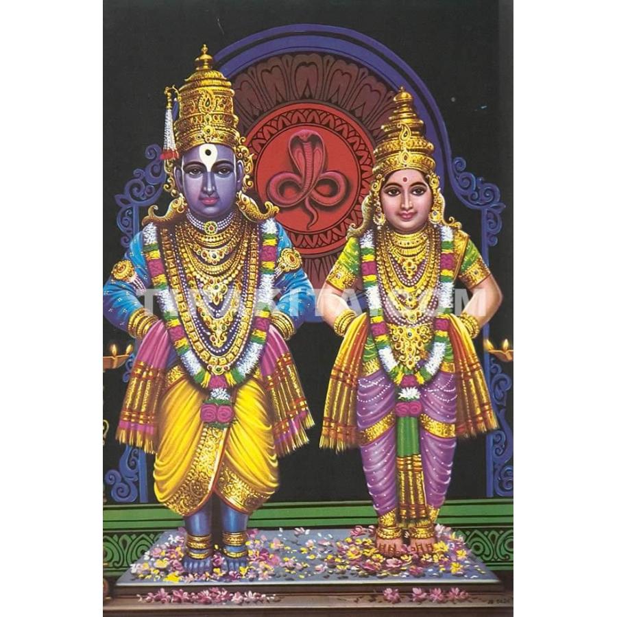 ヴィッタルとルクミニー インド 神様 ポスター 本 印刷物 ステッカー ポストカード Id Pst 351 インド アジア雑貨ティラキタ 通販 Yahoo ショッピング