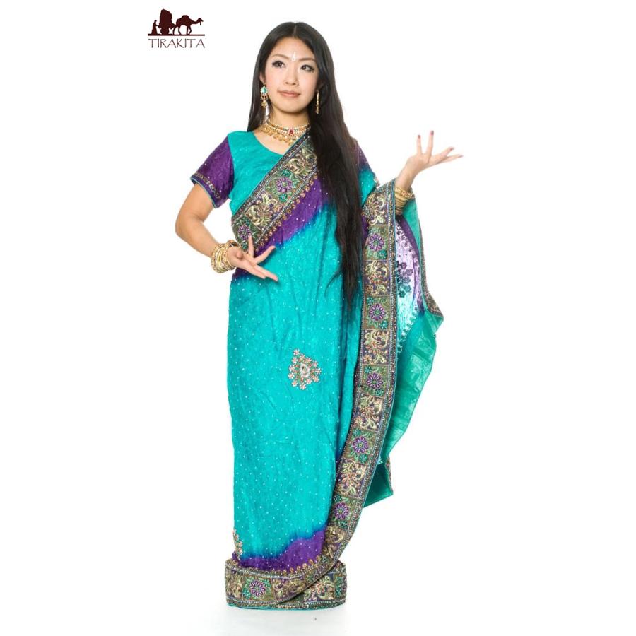 サリー (Saree) 3点セット