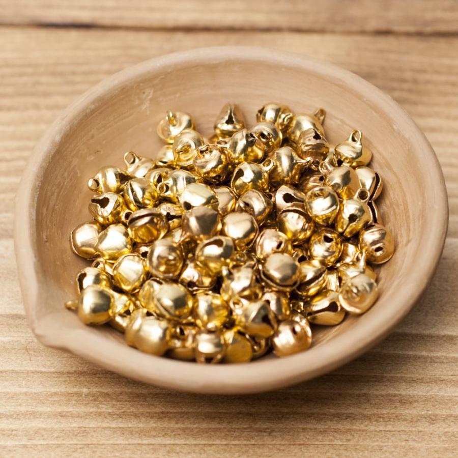 手芸 ベル グングル 鈴 鈴セット 金色40g インド 裁縫 アジア 布