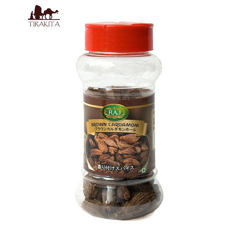 カルダモン ホール グリーン ブラウンカルダモン ボトル入り Brown Cardamom Whole ビックカルダモン インド Id Spc 440 インド アジア雑貨ティラキタ 通販 Yahoo ショッピング