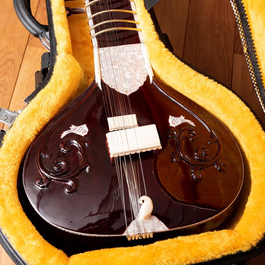 送料無料 シタール Sitar インド 楽器 (Kanailal&Sons製)ヴィラ 送料無料 シタール Sitar インド 楽器 (Kanailal&Sons製)ヴィラ