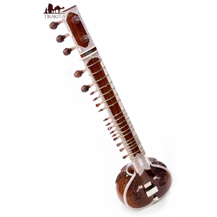 楽器 シタール Sitar インド (PALOMA社製)高級シタールセット（グラス