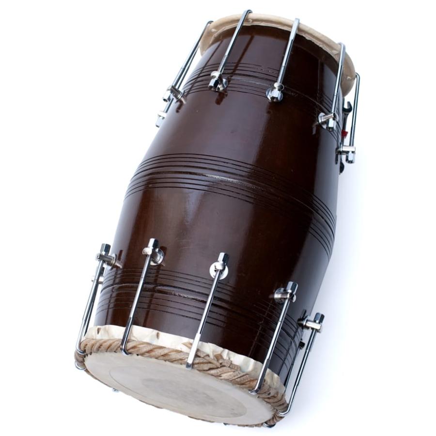 打楽器 インド ドラム 民族楽器 ドーラク(Dholak) インドの両面 打楽器 インド ドラム 民族楽器 ドーラク(Dholak) インドの両面