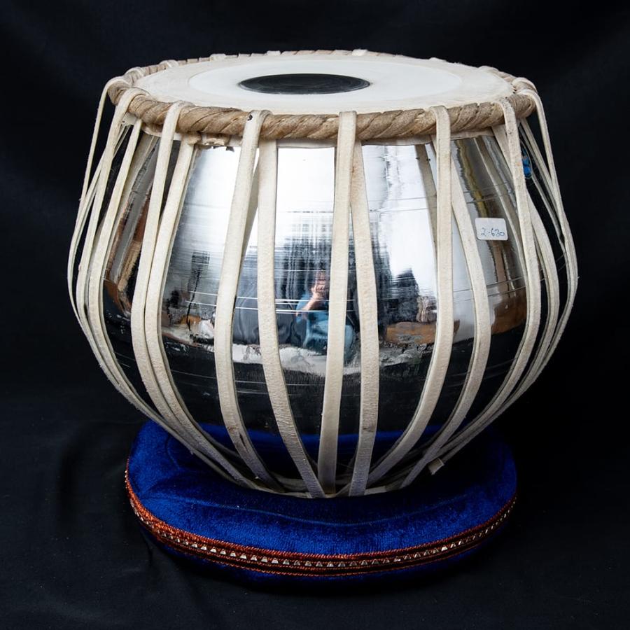 送料無料 タブラ CD フルセット スティール DVD 教則 インド 打楽器