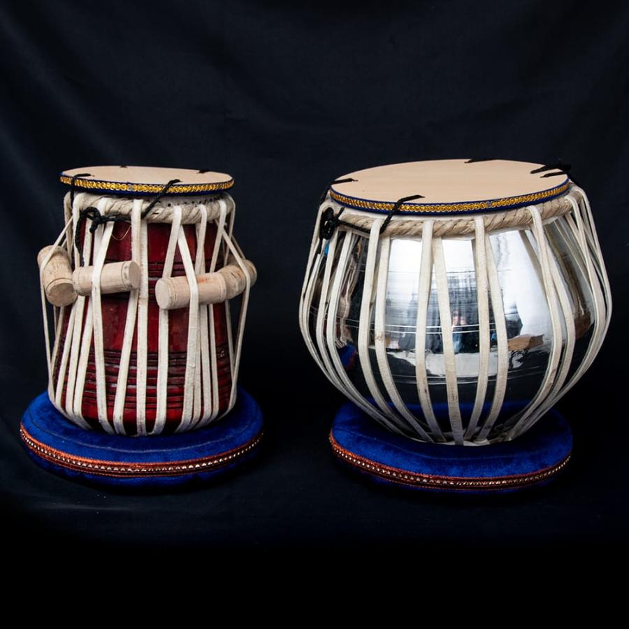 送料無料 タブラ CD フルセット スティール DVD 教則 インド 打楽器