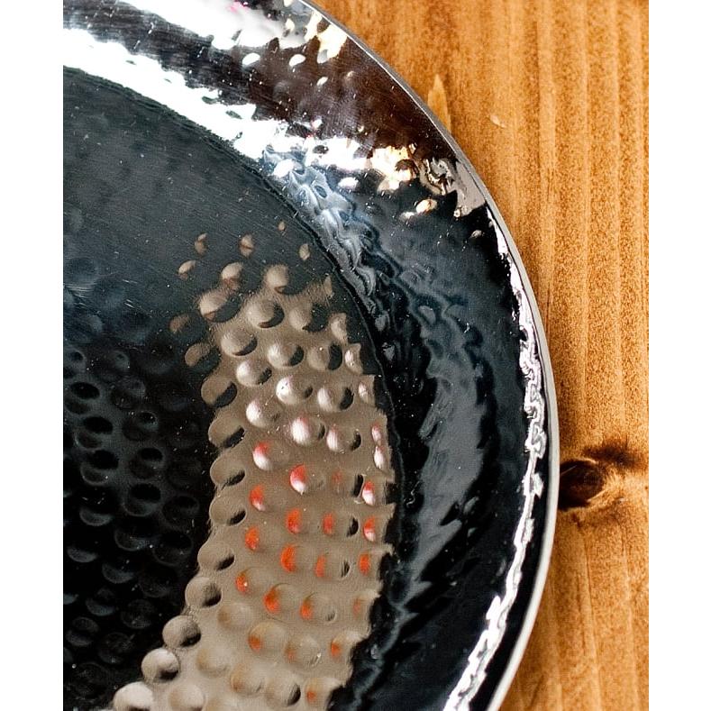 ターリープレート 丸皿 カレー皿 槌目 槌目仕上げのラウンドターリー 約17.5cm 大皿 インドカレー チャイ｜tirakita-shop｜04