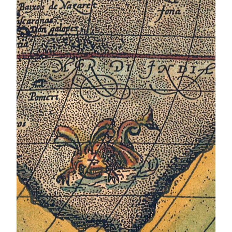 地図 アンティーク地図 古地図 世界地図 (16世紀)アンティーク 地図 アンティーク地図 古地図 世界地図 (16世紀)アンティーク
