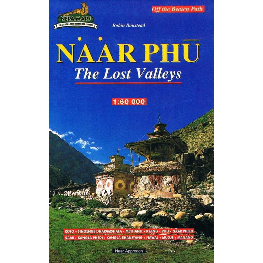 地図 旅行 Naar Phu ／ The Lost Valleys トレッキング用地図(ナール