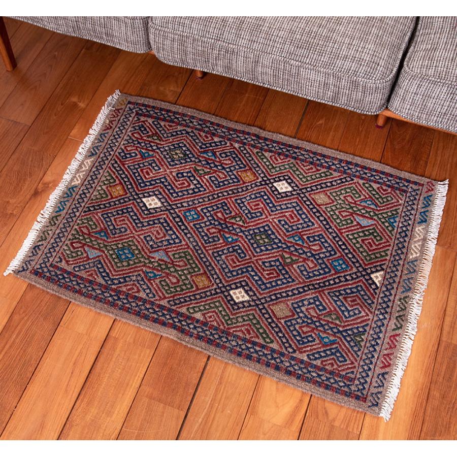 送料無料 平織り キリム Kilim トライバル (一点物)バルーチ 送料無料 平織り キリム Kilim トライバル (一点物)バルーチ