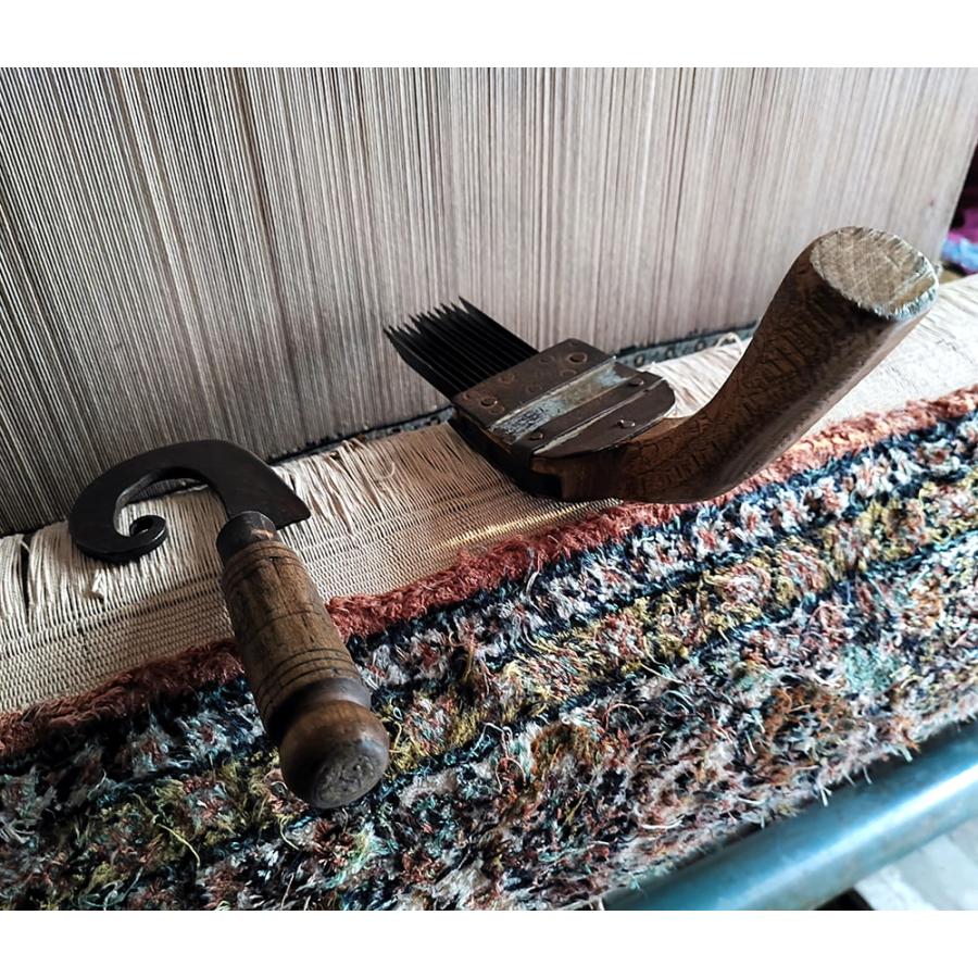 送料無料 カシミール絨毯 シルク絨毯 カーペット シルク