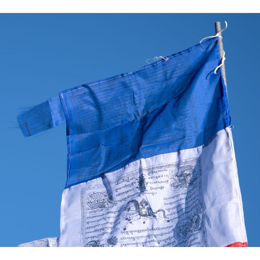 五色旗 タルチョ タルチョー ルンタ 5色の縦型タルチョー(約160cm×50cm) チベット マニ旗 祈祷旗 タルチョク｜tirakita-shop｜04