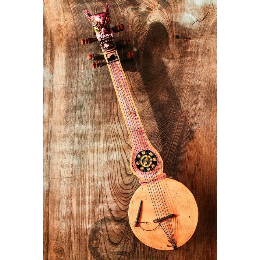 送料無料 ギター 弦楽器 ネパール チベット (1点物)トゥンナ tungna