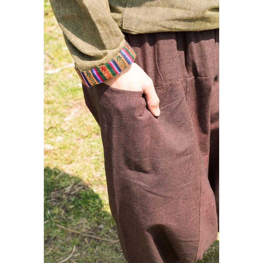 モモンガ パンツ サルエルパンツ コットン しっかりコットンの モモンガ パンツ サルエルパンツ コットン しっかりコットンの