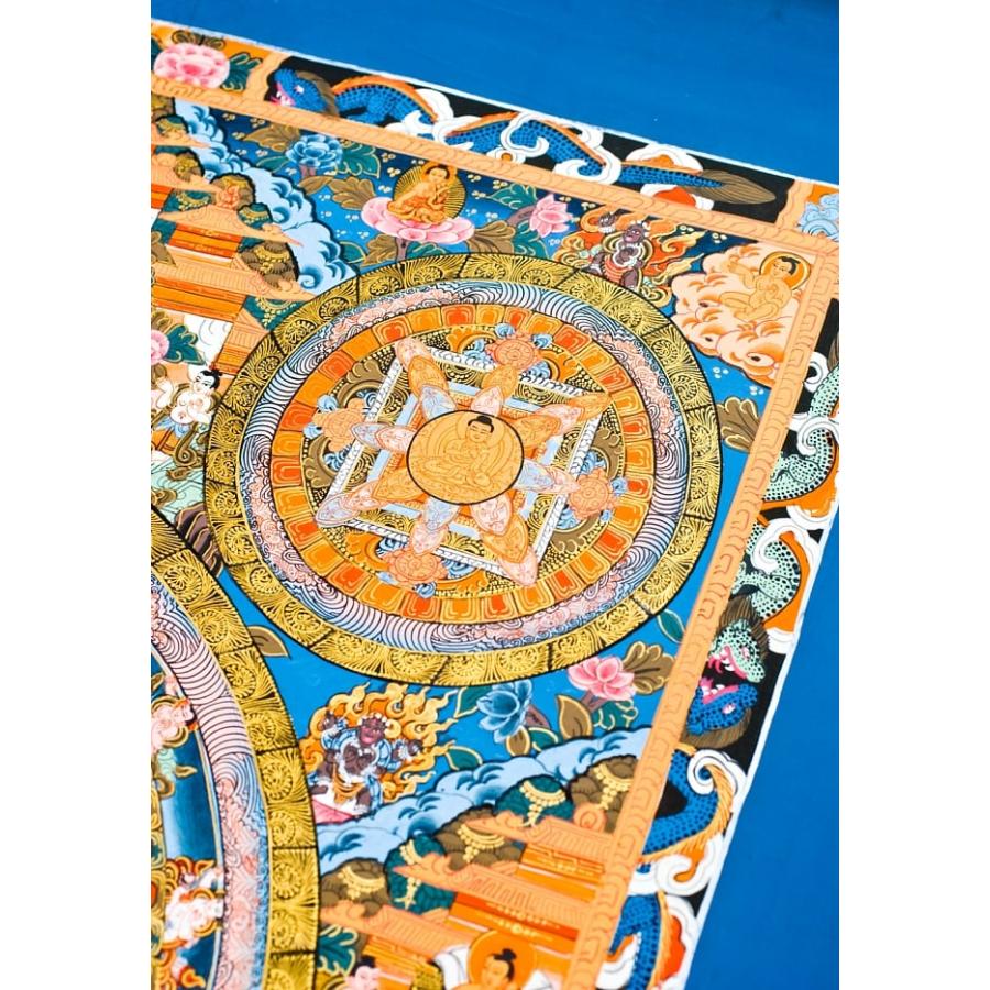 送料無料 タンカ 仏画 マンダラ チベット 〔一点物〕タンカ 5 送料無料 タンカ 仏画 マンダラ チベット 〔一点物〕タンカ 5