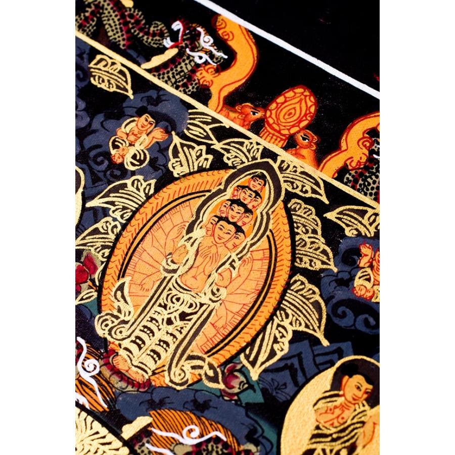 送料無料 タンカ マンダラ 曼荼羅 手描きのタンカ 煌めくタンカ 送料無料 タンカ マンダラ 曼荼羅 手描きのタンカ 煌めくタンカ