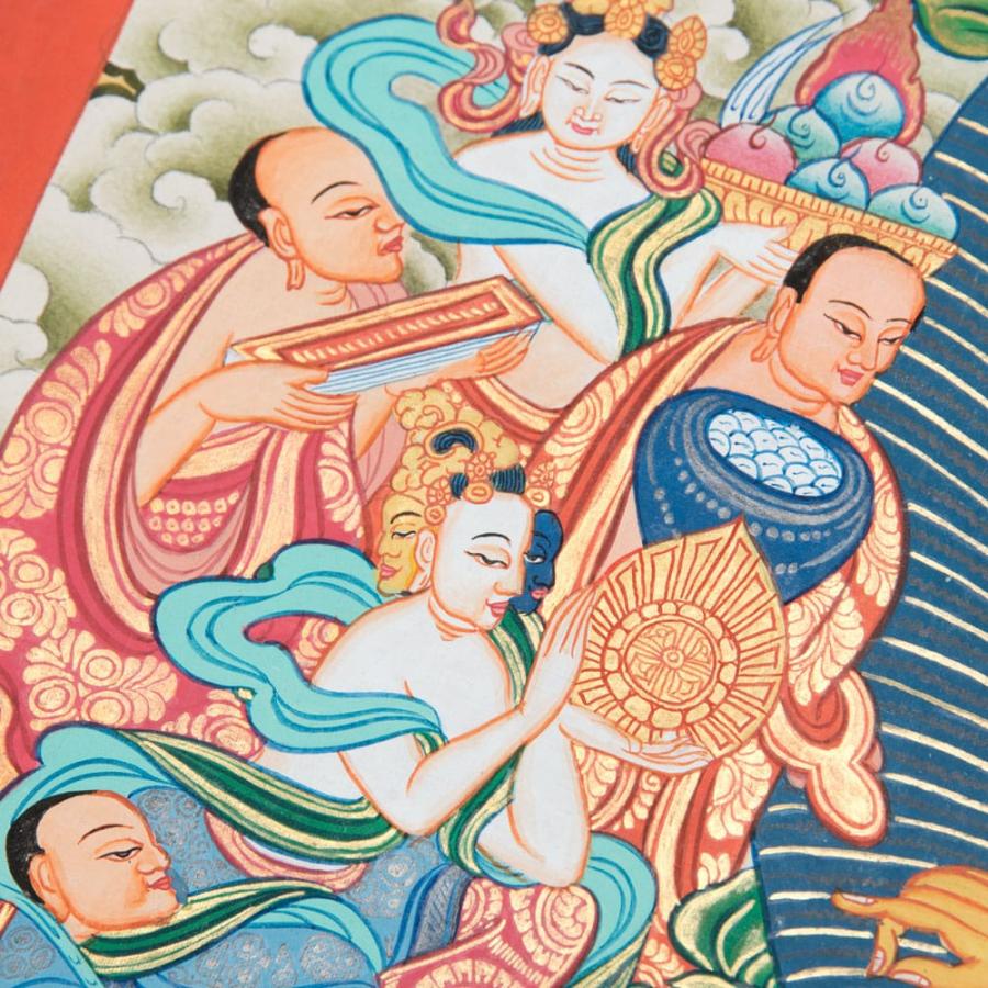 送料無料 釈迦牟尼仏 タンカ 仏画 マンダラ 〔一点物〕タンカ 送料無料 釈迦牟尼仏 タンカ 仏画 マンダラ 〔一点物〕タンカ