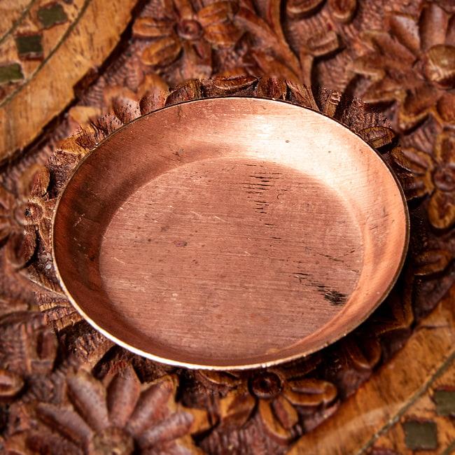 礼拝用品 小皿 小物入れ 銅 ディヤ Diya ネパールの銅製 オイルランプ