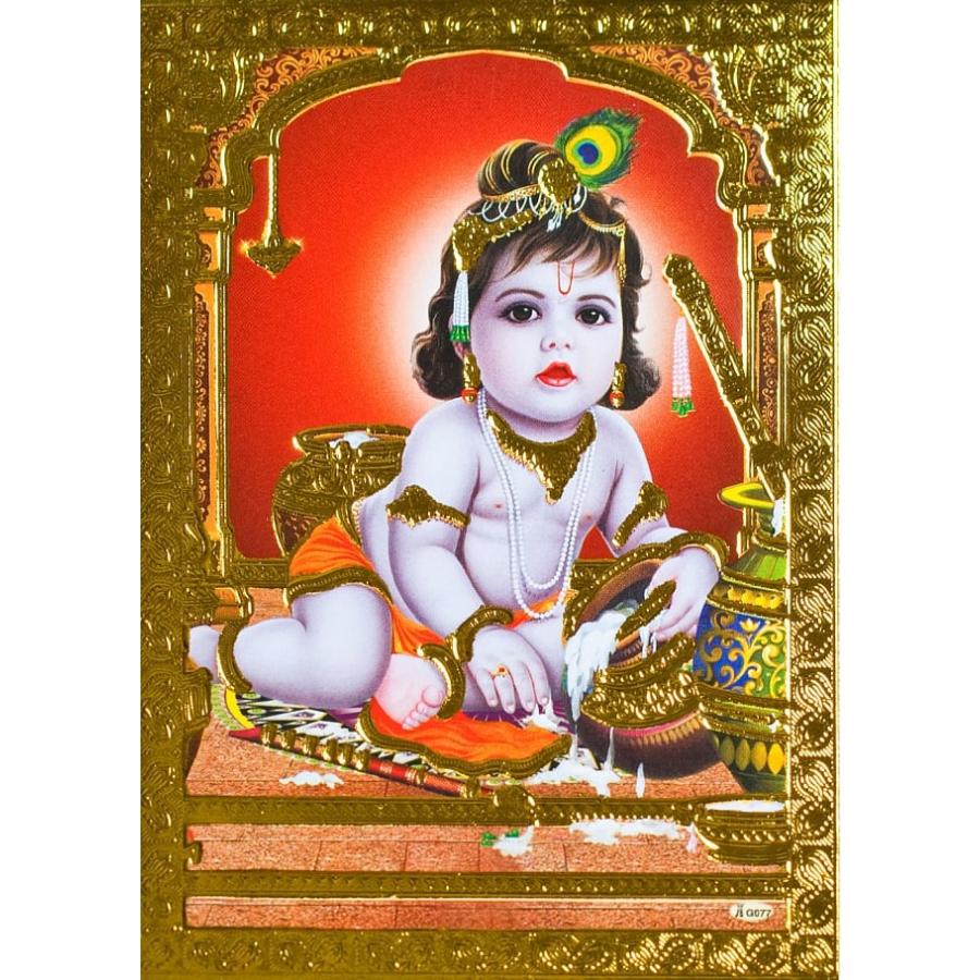 神様 ポストカード 金 ゴールド 金の神様ポストカード ベイビー