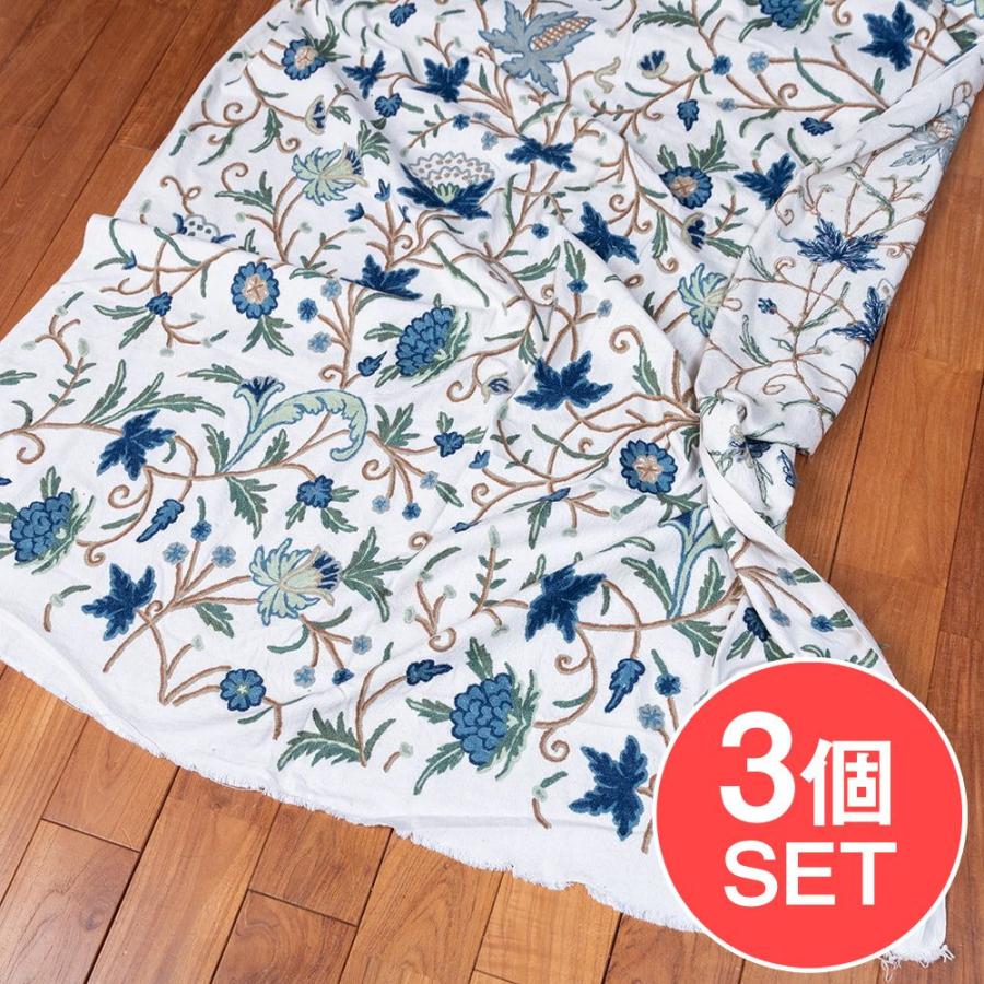 送料無料 セット カシミール刺繍 クルーエル刺繍 おしゃれ，テーブル 