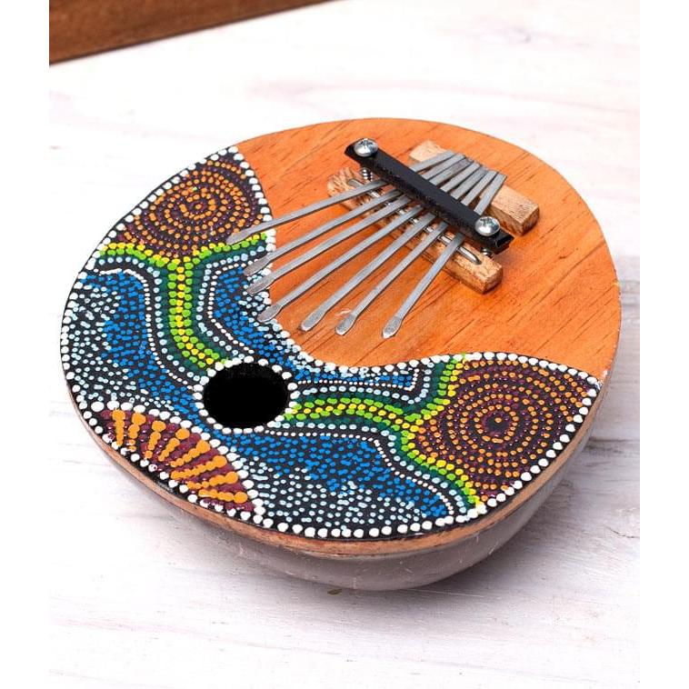 カリンバ 親指ピアノ サムピアノ 民族楽器 バリ ココナッツカリンバ 7