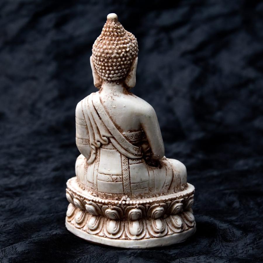 置物 ガネーシャ 神様 神様像 レジン インド ホワイト・ブッダ
