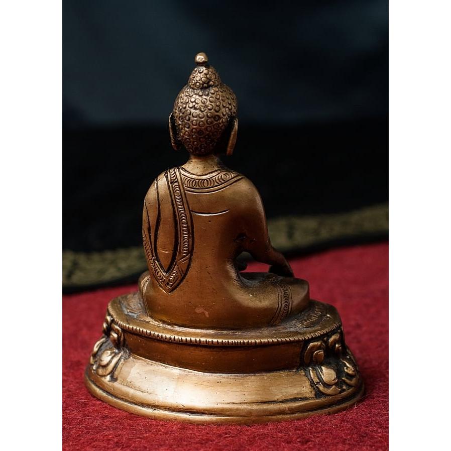 仏像 仏陀 神様像 ブラス アクショービャ 阿しゅく如来 13.5cm 仏像 仏陀 神様像 ブラス アクショービャ 阿しゅく如来 13.5cm