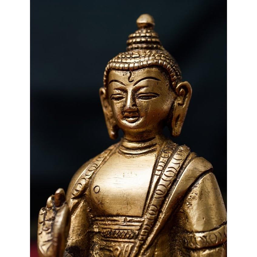 インドアンティーク仏像 インド品質]バリのアンティーク風石像 - ブッダ の通販[送料無料