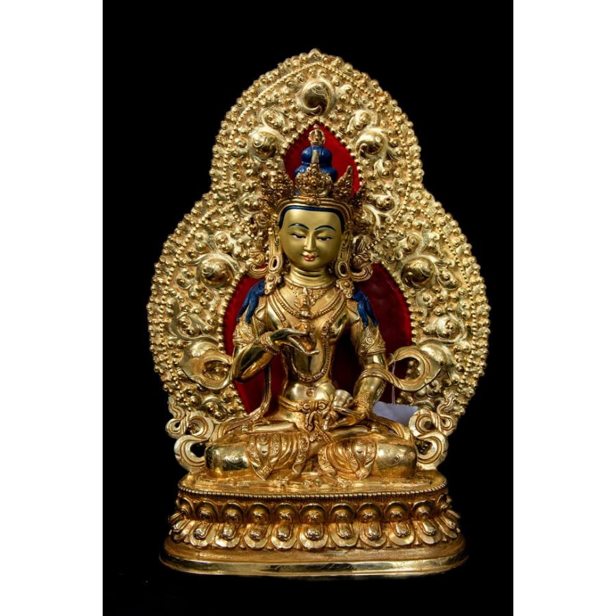 仏像 銅造鍍金仕上げ 金剛薩た ヴァジュラ・サットゥヴァ 神像 金剛薩た（ヴァジュラ・サットゥヴァ） 37cm