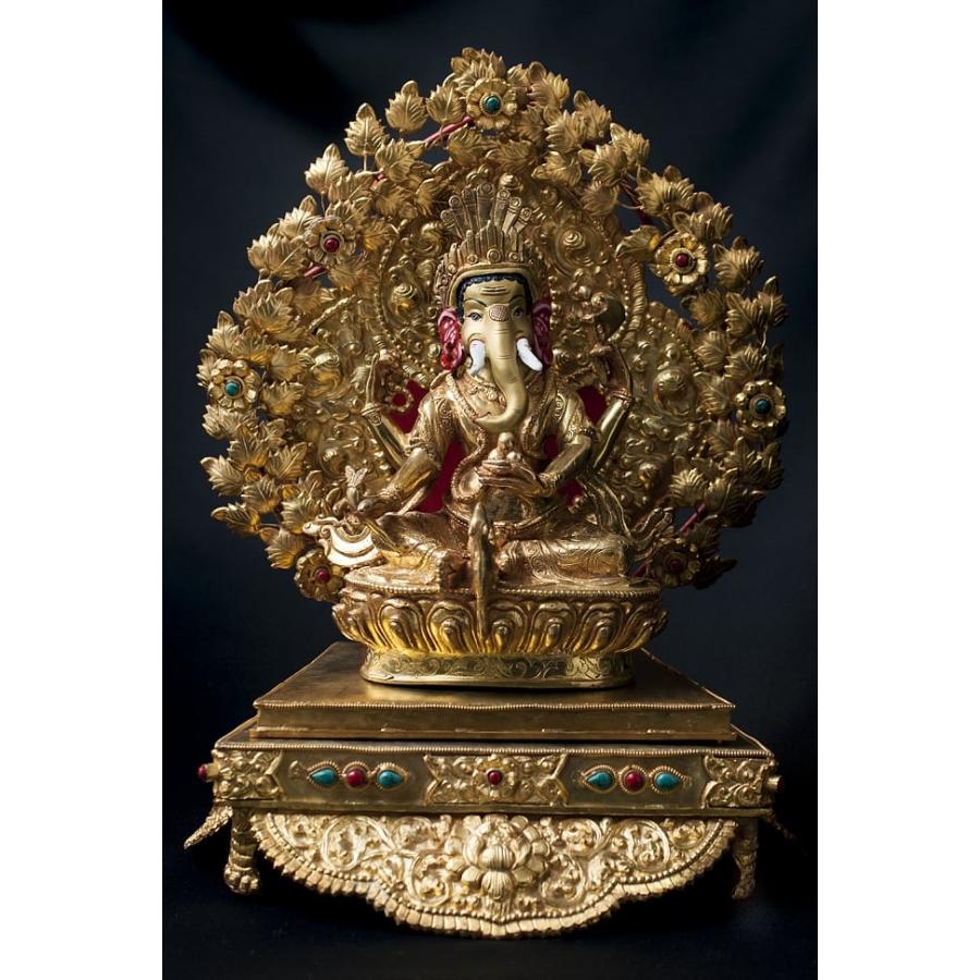 鍍金古銅　密教　チベット仏 金銅銀錯の如来像（チベット密教） - 日本文化資料センター