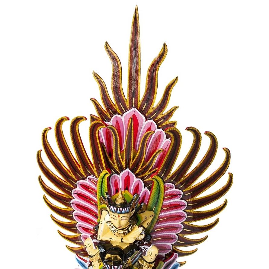 送料無料 ガルーダ ガルーダ像 インドネシア 神話 ガルーダ＆ヴィシュヌ像 特大サイズ70cm 神様 置物 :TI-RSDL-1379:インド ...