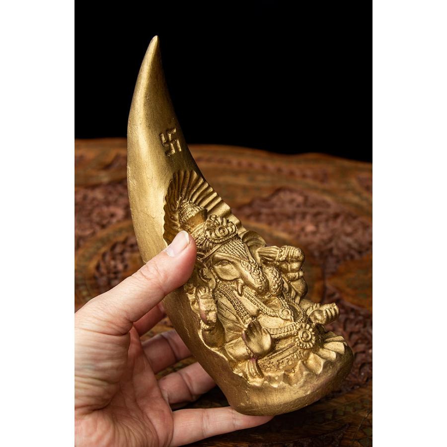 アジアン インド タイ ガネーシャ 彫刻 置物 木彫り ガネーシャ 壁掛け 木製 アジアン タイ インド 雑貨 置物