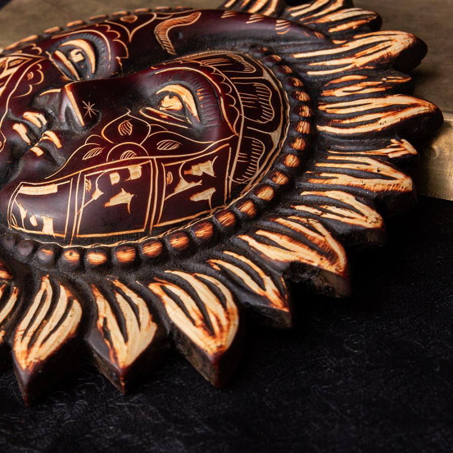 レジン 神様 ヒンドゥー教 仏教 置物 (全2色)〔壁掛けタイプ