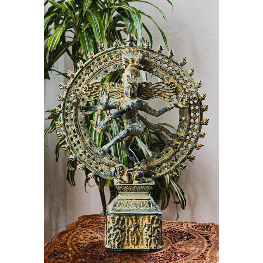 送料無料 シヴァ シヴァ像 神様像 ナタラジ (1点もの)ダンシング