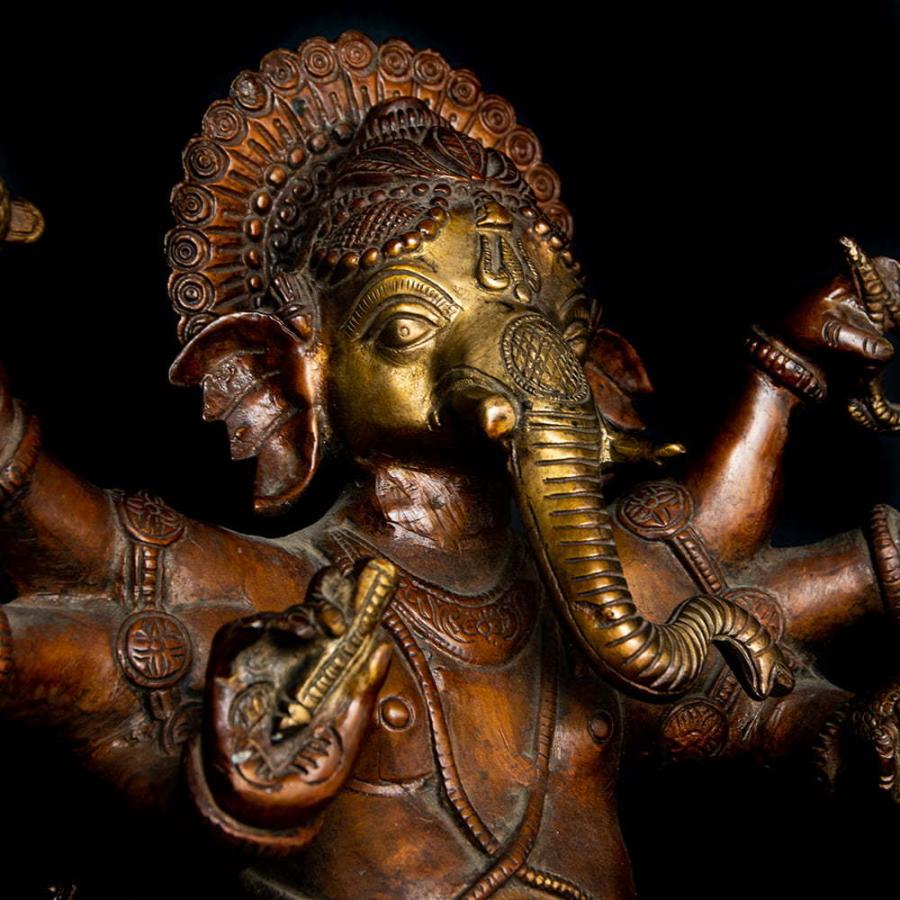 仏像 置物 ガネーシャ像 神様像 ダンシングガネーシャ 51cm インド エスニック アジア 雑貨
