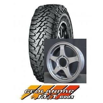 GEOLANDAR ヨコハマ ジオランダーM/T G003 175/80R16とオフ