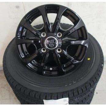 12インチ バリ溝 スタッドレス ホイールセット BS W300 （A0399） 12インチ バリ溝 スタッドレス ホイールセット BS W300 （A0399