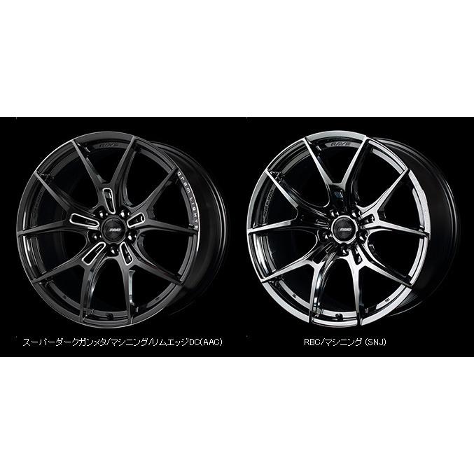 (4本セット価格) 19インチ8.0J 5/114.3 RAYS レイズ gram LIGHTS グラムライツ 57FXZ 鋳造 1ピースホイール｜tire-box｜02