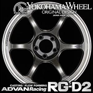 単品1本価格) 18インチ 8.5J 5/114.3 YOKOHAMA WHEEL ADVAN Racing RG 