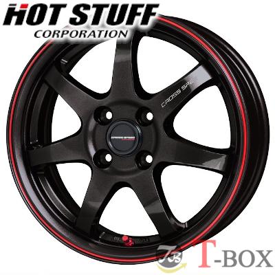 HOT STUFF (4本セット価格) 16インチ 6.0J 4/100 ホットスタッフ CROSS 