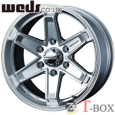 単品1本価格) WEDS ADVENTURE KEELER TACTICS 17inch 7.0J PCD 