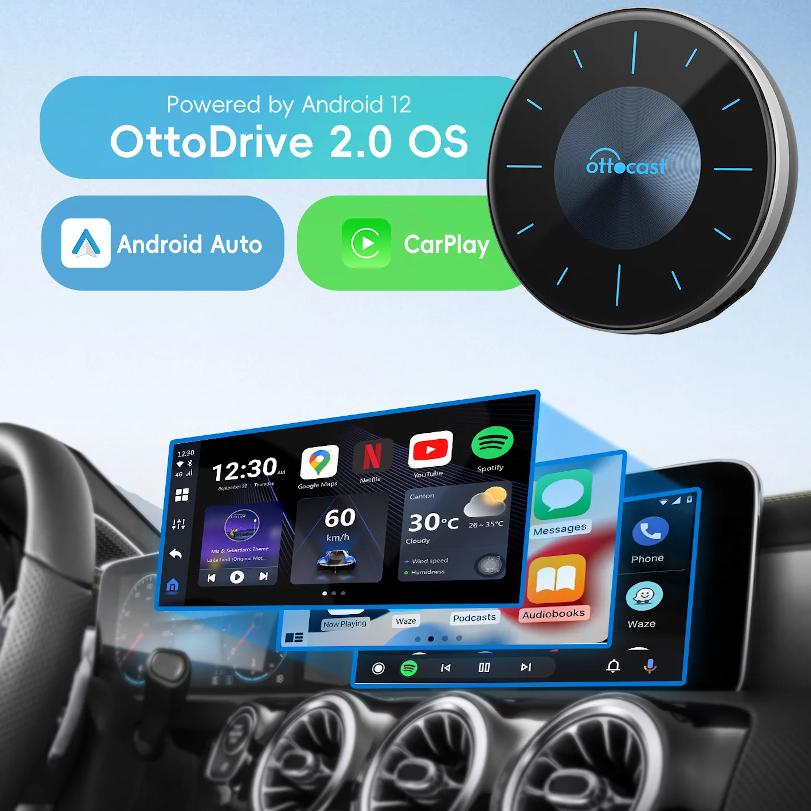 (在庫あり) 正規品 ottocast オットキャスト OttoAibox P3 PCS46 CarPlay AI Box Android 12 HDMI出力 8GB + 128GB / GPS内蔵｜tire-box｜03