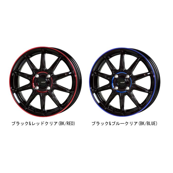 (単品1本価格) 15インチ 4.5J 4/100 HOT STUFF ホットスタッフ G.speed P-05R ジースピードの画像