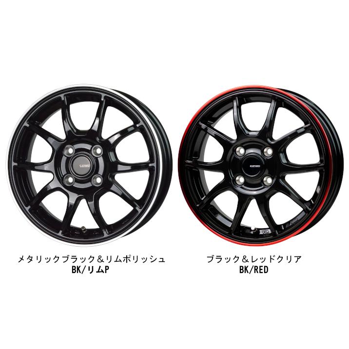 HOT STUFF（ホットスタッフ） (4本セット価格) 16インチ 5.0J 4/100