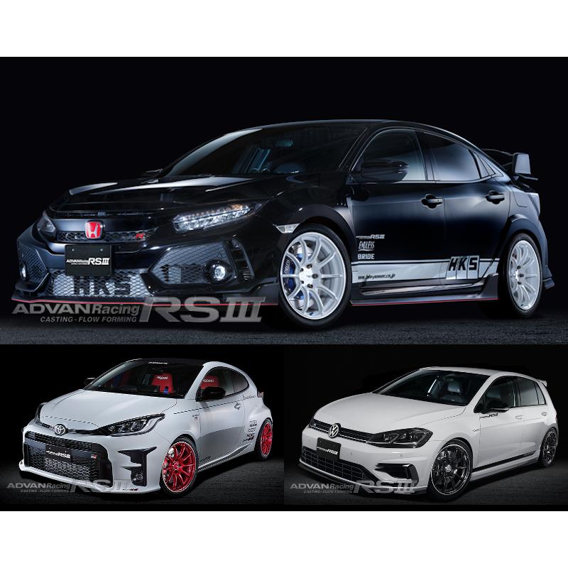 (単品1本価格) 18インチ 10.0J 5/114.3 YOKOHAMA WHEEL ヨコハマホイール ADVAN Racing RS III RS3 アドバンレーシングの画像