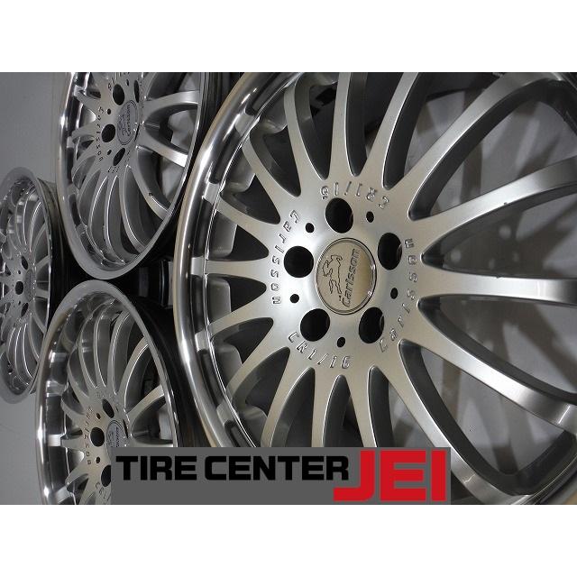 19インチ カールソン CR1/16 8J 9J+40 114.3 クラウン 中古アルミ 
