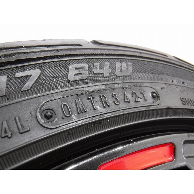 17インチ スイフト等 205/45R17 7J+45 100 中古タイヤアルミ 17インチ スイフト等 205/45R17 7J+45 100 中古タイヤアルミ
