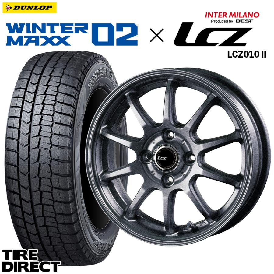 2022年製 日本製 WM02 145/80R13 75Q ＆ ホイールセット LCZ010 2 13インチ×4.0 軽量アルミ 4本セット