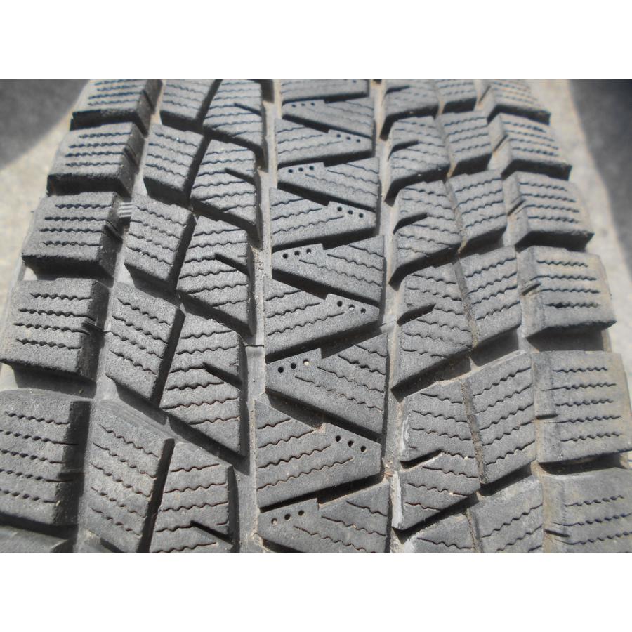 F662 中古タイヤ ホイール 送料着払い 215/70R16 冬4本セット スタッドレス 215/70-16 215-70-16 BRIDGESTONE BLIZZAK DM-V1 16インチ鉄ホイールの画像